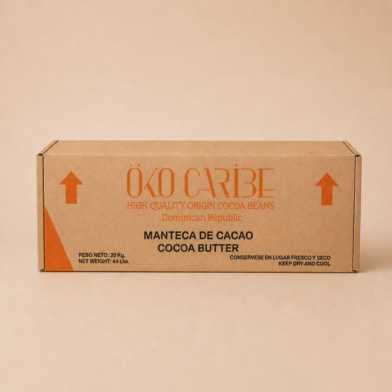 20 kg box of Öko Caribe cocoa butter